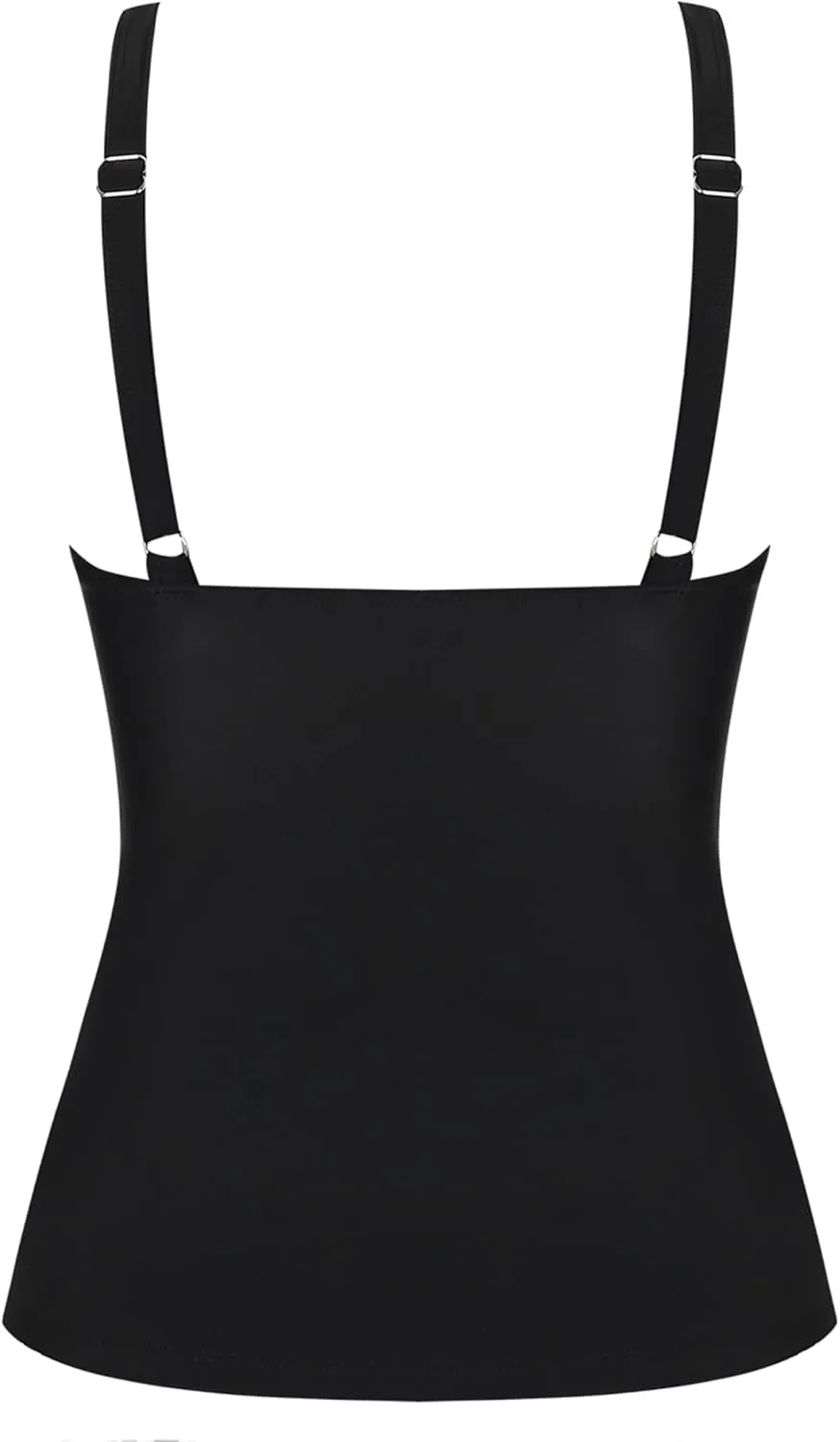 ZAFUL Tankini Tops for Women Twist Front Tummy Control Bathing Suit Tops Swim Tank Top No Bottom