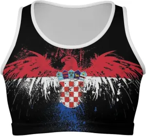 Zakqeik Womens Mauritania Flag Tank Tops Workout Cropped Casual Summer Camisole Sleeveless Tops