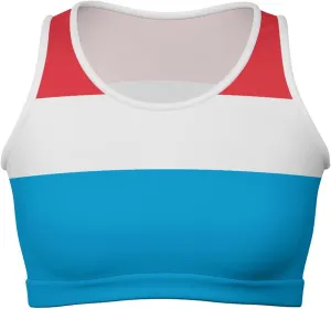 Zakqeik Womens Mauritania Flag Tank Tops Workout Cropped Casual Summer Camisole Sleeveless Tops