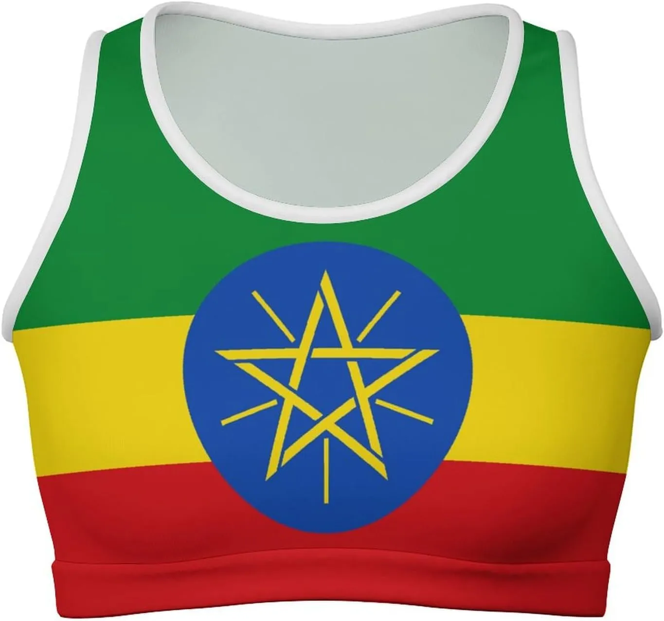 Zakqeik Womens Virgin Islands Flag Tank Tops Workout Cropped Cute Summer Camisole Sleeveless Tops