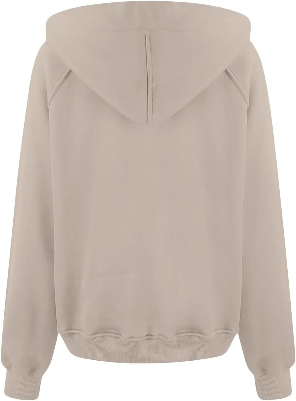 Zip Up Hoodie Women Fall Winter Sweatshirt Drop Shoulder Half Zip Pullover Sweaters Long Sleeve Tops With Pocket