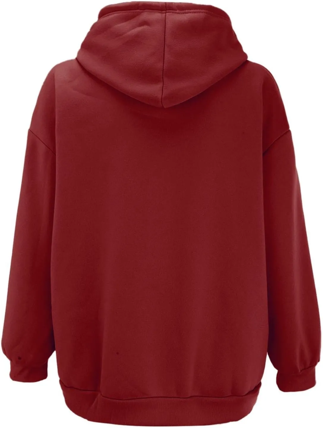 Zip Up Hoodie Women Y2K Long Sleeve Oversized Sweatshirts Lightweight Fleece Jacket Cute 2024 Fall Fashion Clothes